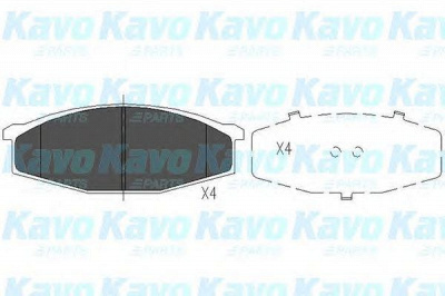 KAVO PARTS kbp6501 -  Комплект тормозных колодок, дисковый тормоз
